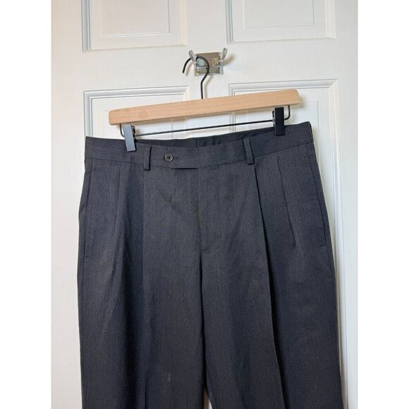 Greg Norman Grey and Black Houndstooth Performance Golf Pants Men's Sz 40 x 29 - Picture 2 of 14